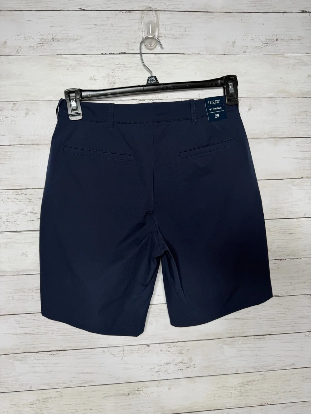 J. Crew Navy Blue 9” Inseam Tech Shorts Size 29